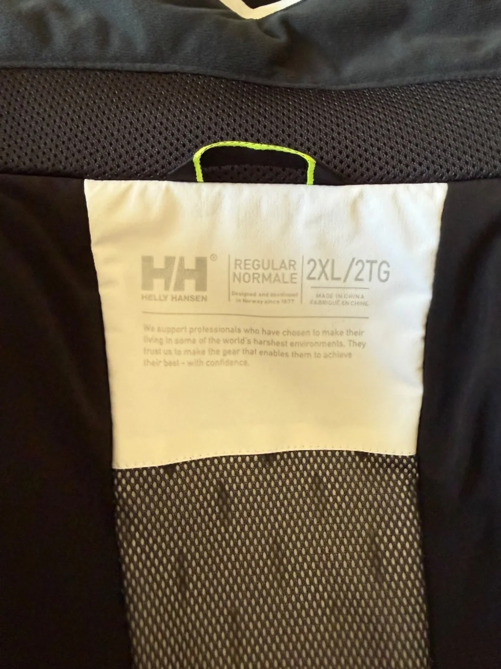 Helly Hansen‎ Alpha Infinity Ski Jacket Mens 2XL White Black coat ski snowboard